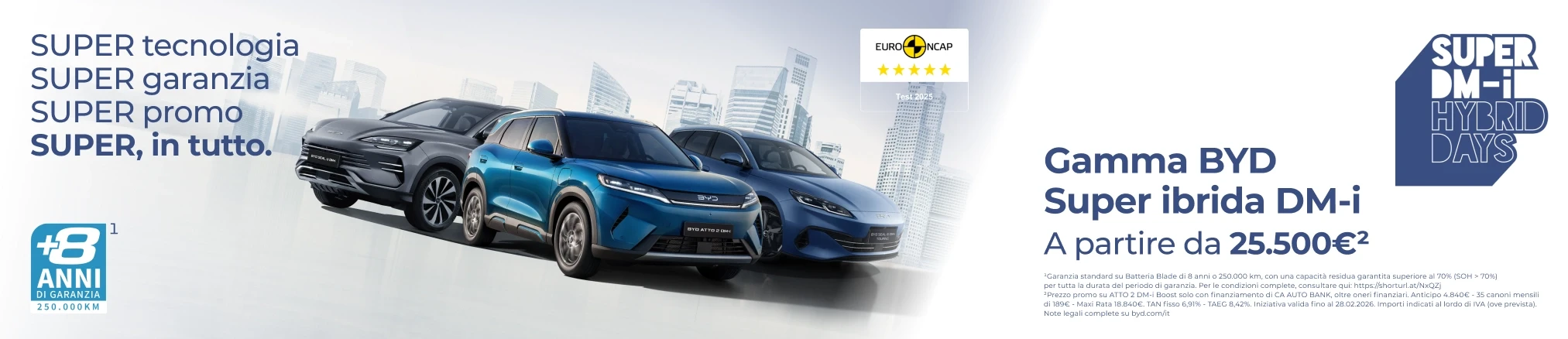 Offerte Gamma Ibrida Super DM-i: prezzi a partire da 25.500€*