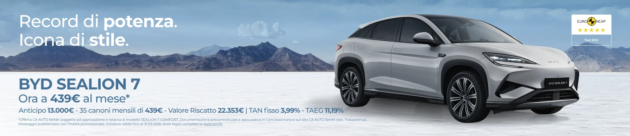 Offerte e promozioni ag真人平台 SEALION 7 con Leasing Privati